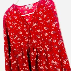 Floral blouse size medium